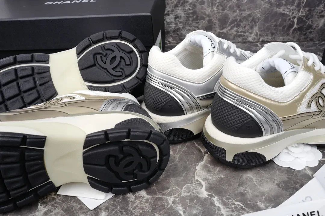 View 7 of Chic Metallic Luxe Sneakers: All-Day Comfort