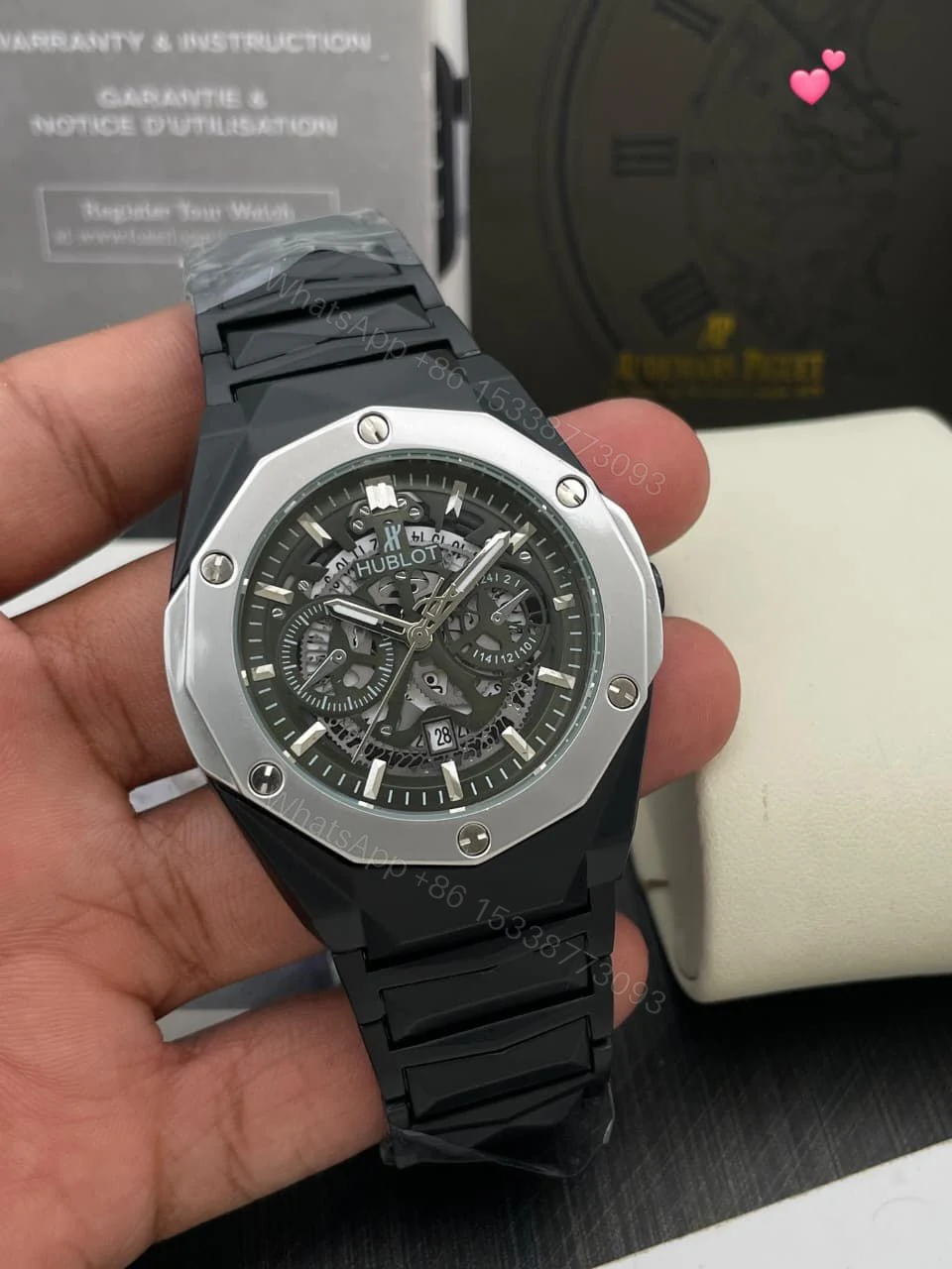 View 3 of FIRST COPY HUBLOT MEN’S WATCH 7A QUALITY ORIGINAL MODEL INSPIRED