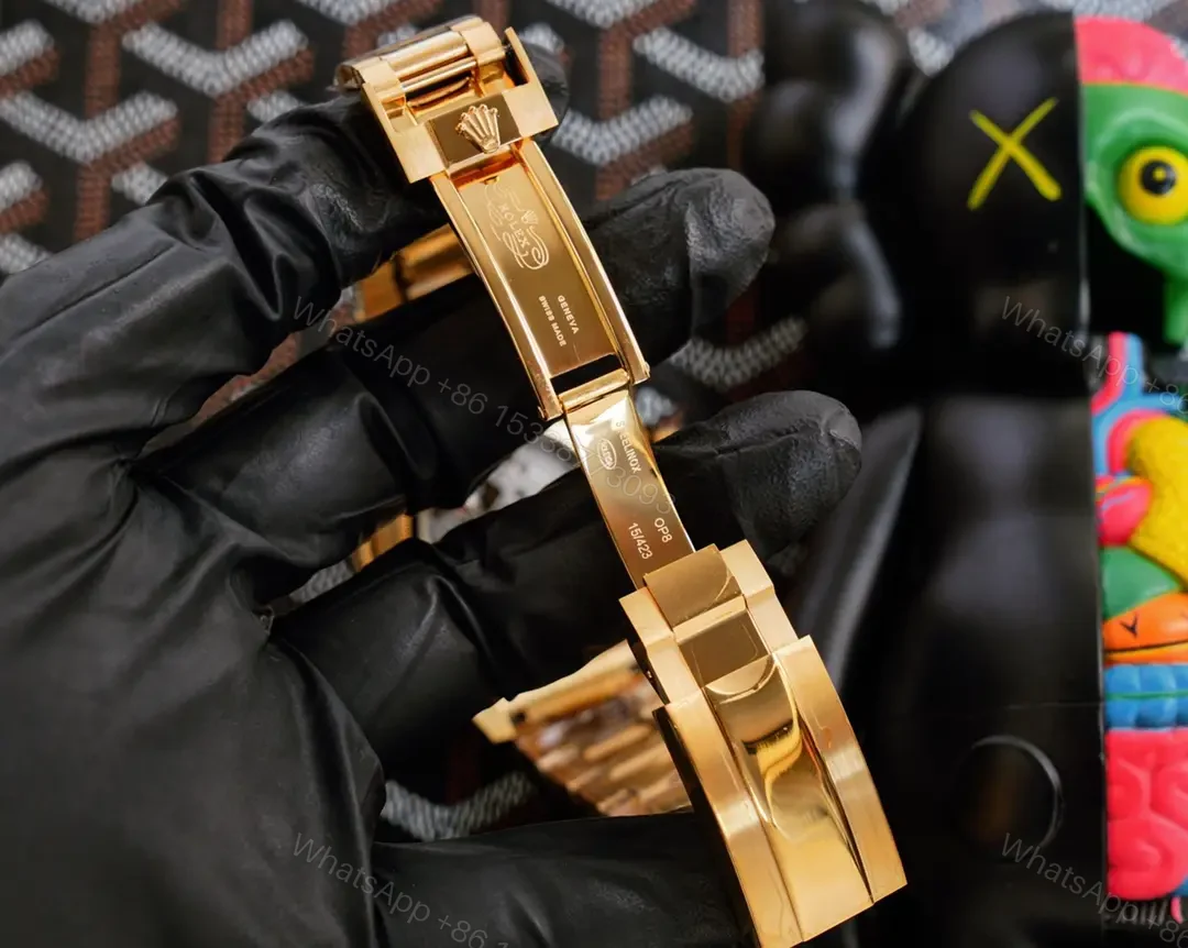View 5 of Best Rolex Daytona Skeleton replica 43MM Gold Oyster Bracelet Edition ROLEX-DAYTONA-SKEL-GOLD-43