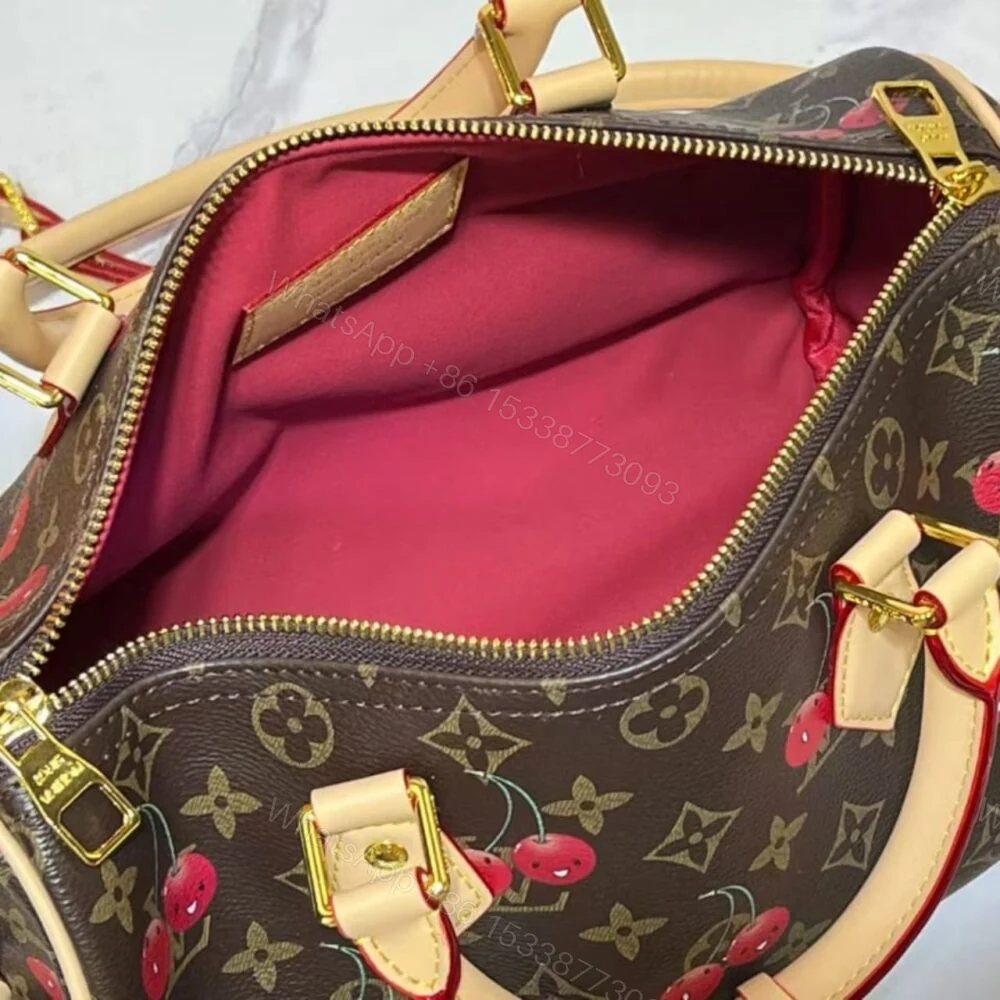 View 7 of Louis Vuitton Speedy 30 Cherry Brown 30Cm