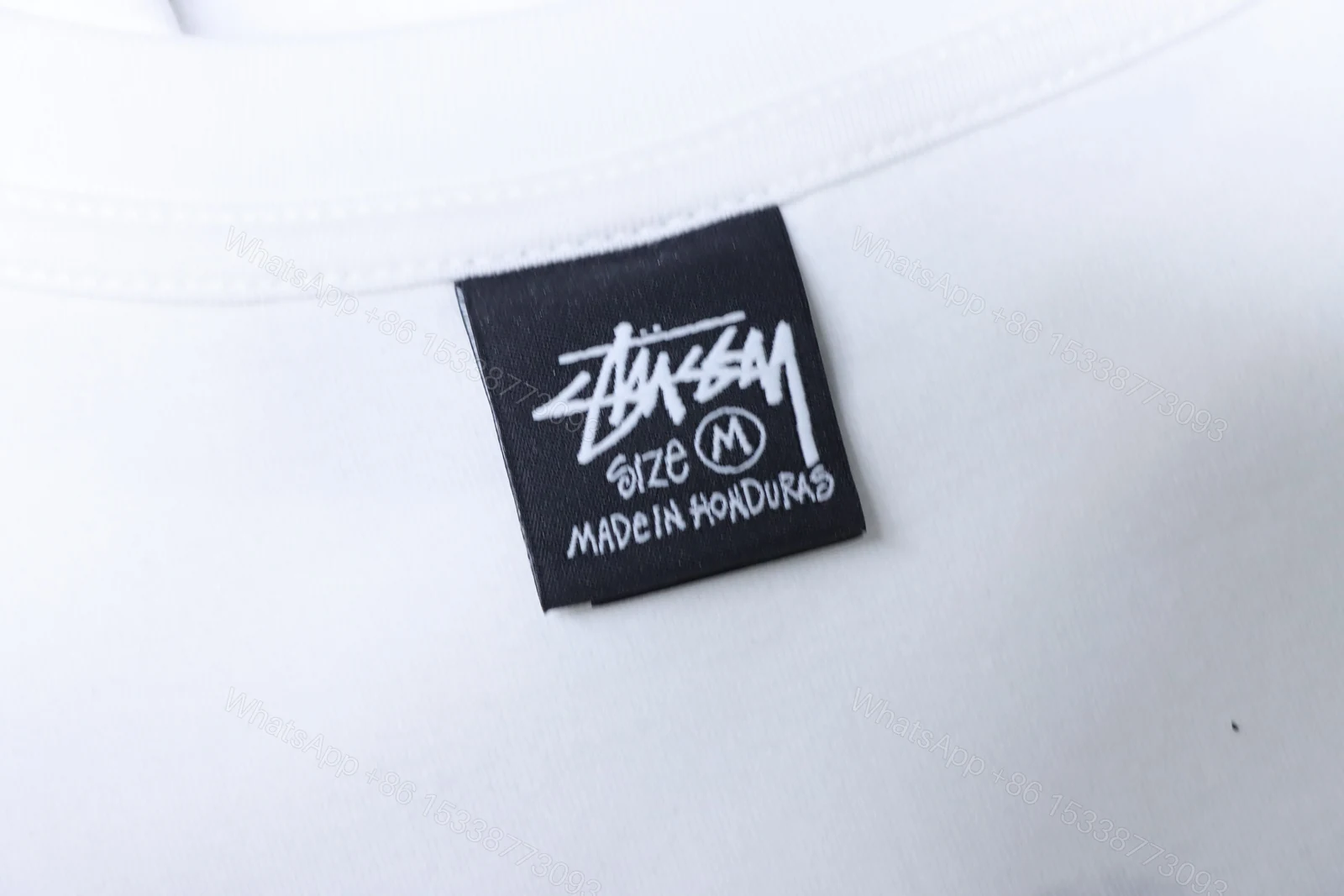 View 6 of Stussy black 8-ball print short-sleeved shirt white