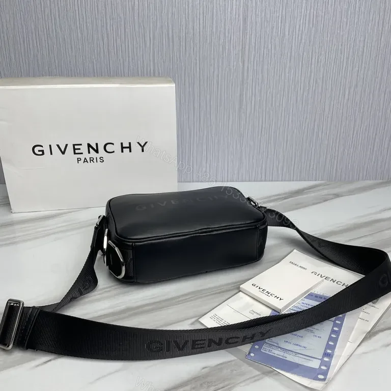View 6 of Givenchy Structured Leather Crossbody â€“ Subtle Luxury, All-Day Comfort