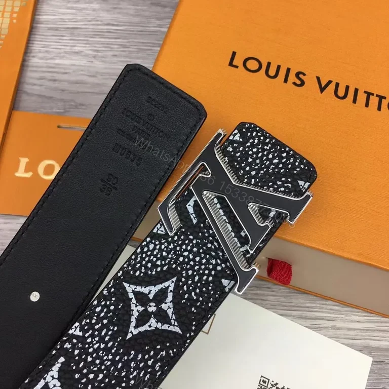 View 6 of Bold Monogram Belt: Elevating Everyday Luxury Accessory