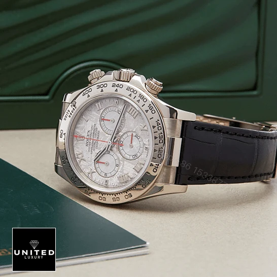 View 16 of Rolex Daytona 116519 White Roman Dial Replica