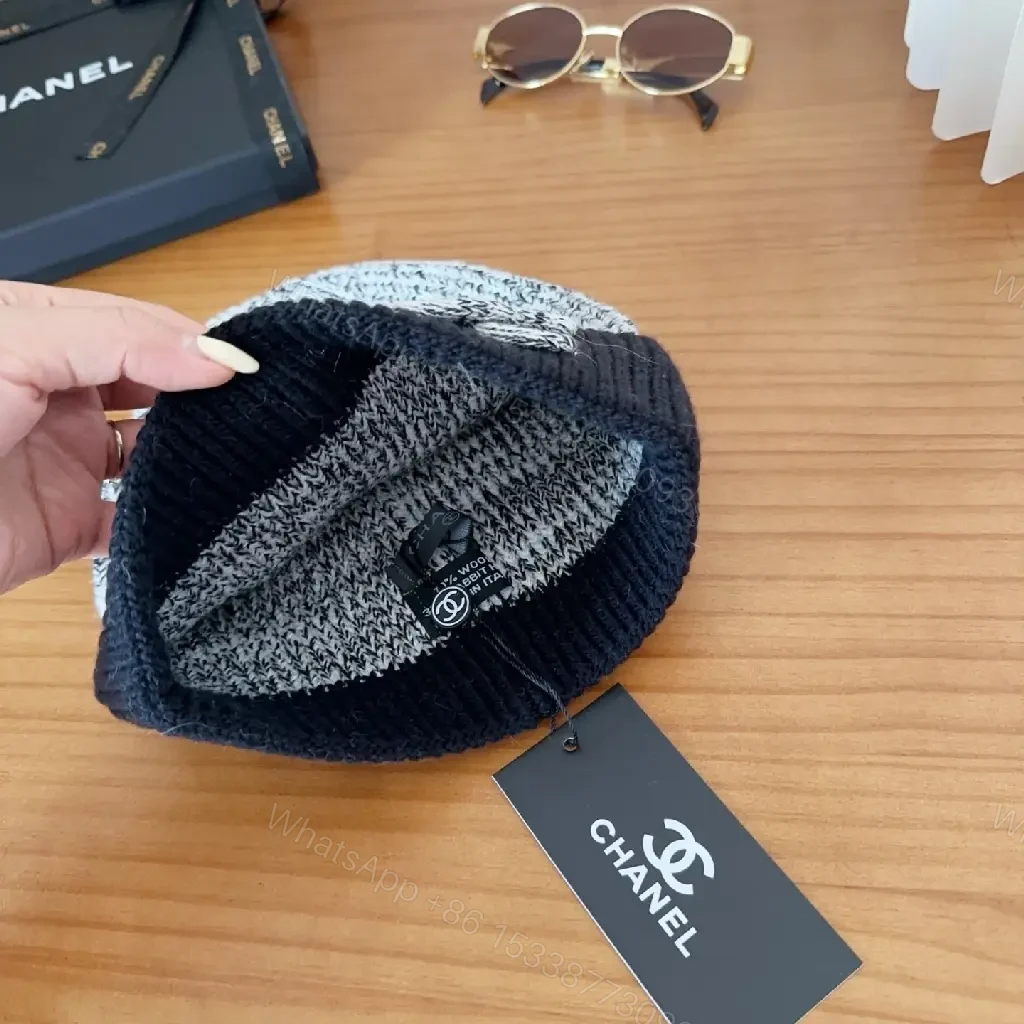 View 4 of Marled Knit Beanie: Luxe Texture, Subtle Logo, All-Season