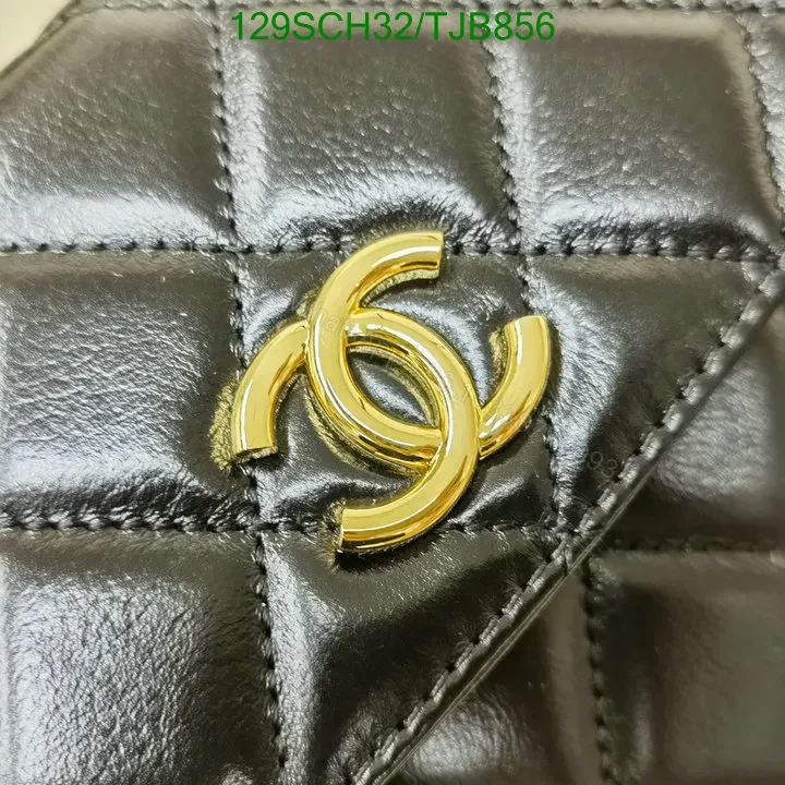 View 9 of Chanel Flap Phone Holder with Chain in Black Leather FB4963