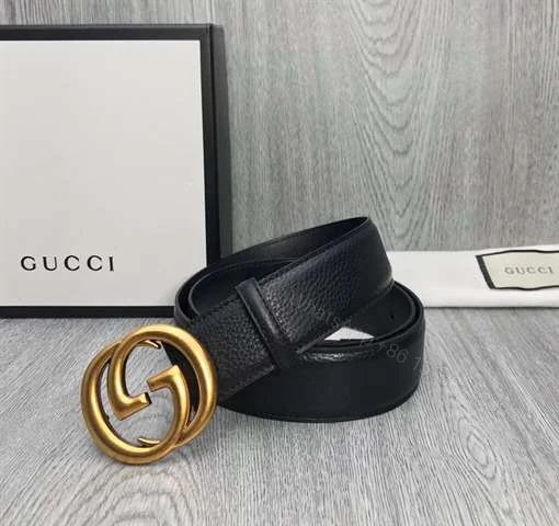 View 5 of GUCCI MEN’S INTERLOCKING GG REVERSIBLE LEATHER BELT – B47