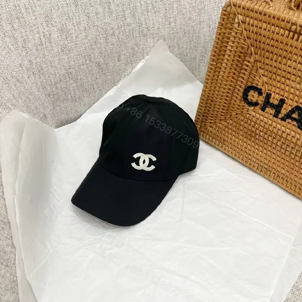 View 7 of Black + Velvet Cap + Minimalist Luxe + Subtle Chanel-Esque Emblem + Cap