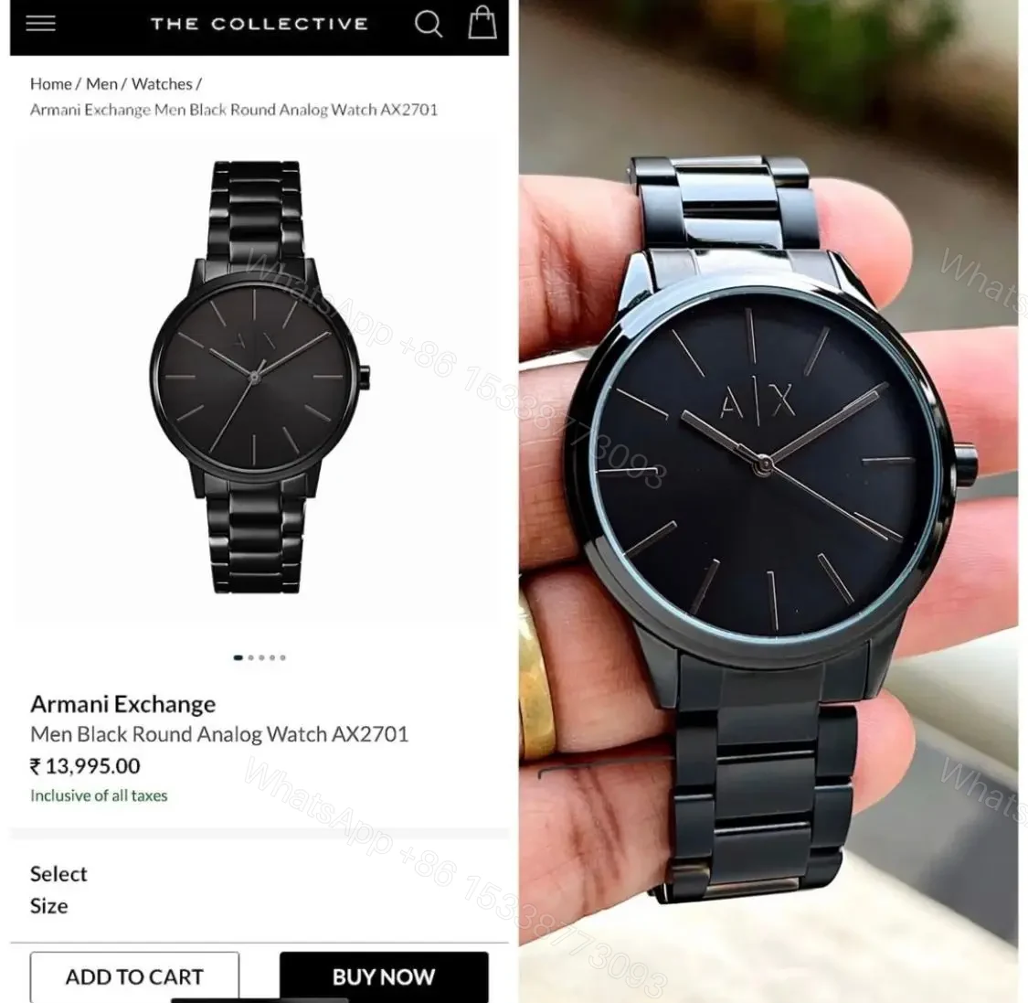 Armani Exchange For Men’s 7AA Original Quality Collection Model – Cayde AX2701 Dial Size – 42mm — view 1