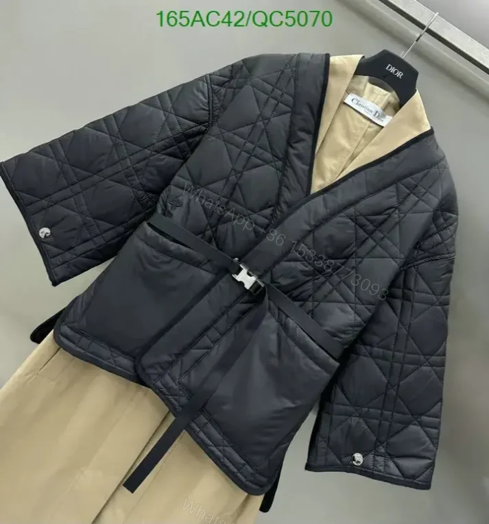 View 2 of Dior Women’s Trench Coat with Detachable Jacket QC50702