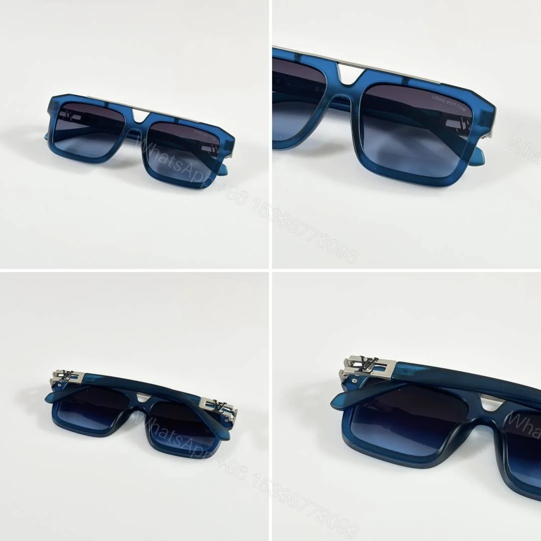 View 2 of First Copy Louis Vuitton 121 Blue Sunglasses