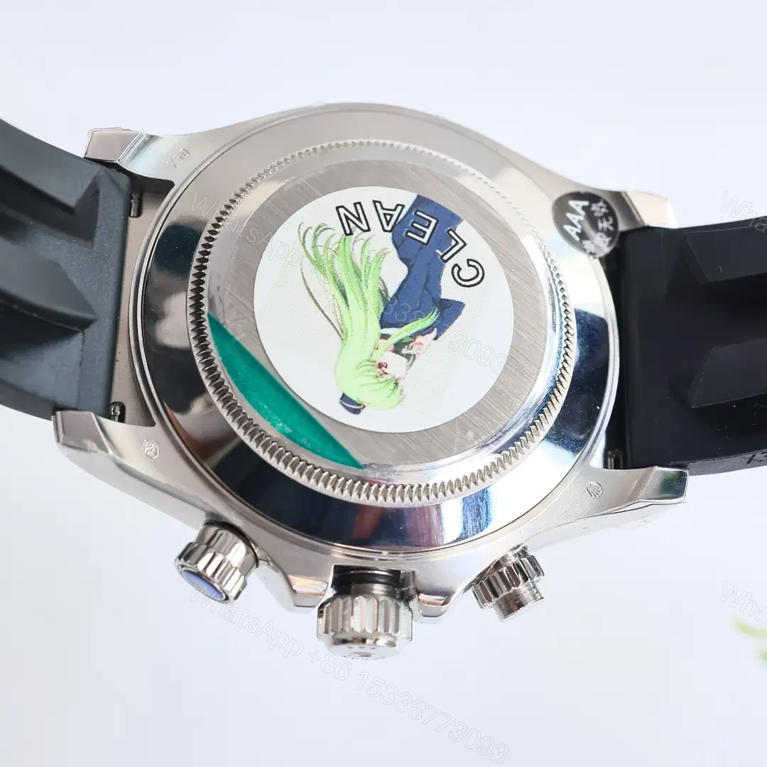 View 7 of Rolex Cosmograph Daytona White Gold Cerachrom Meteorite Oysterflex 116519LN-0038