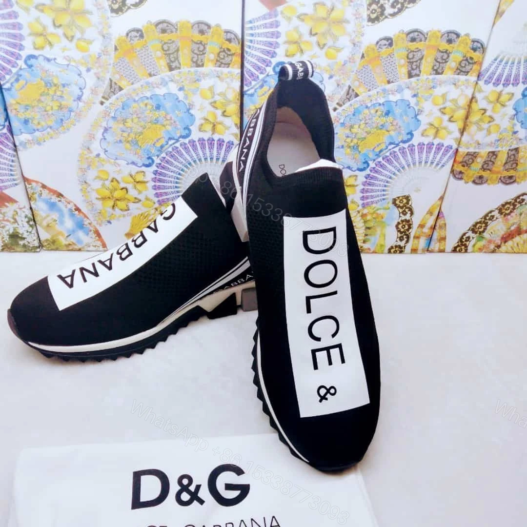 View 5 of DOLCE & GABBANA STRETCH MESH SORRENTO SNEAKERS WITH LOGO – DG46