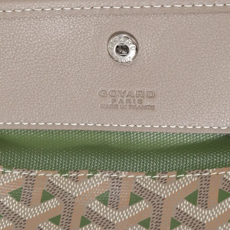 View 16 of 高仿Goyard*STLOUIP10滿印Tote手提袋咖綠免檢版小號