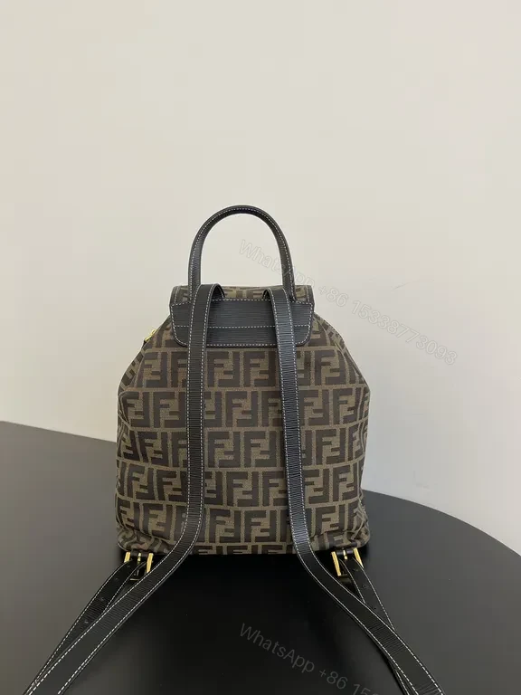 View 5 of Chic Fendi-Pattern Mini Backpack: Day-to-Night Luxury