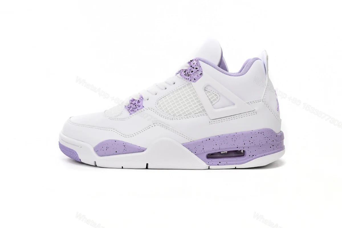 View 11 of Air Jordan 4 Retro White Purple CT8527-115