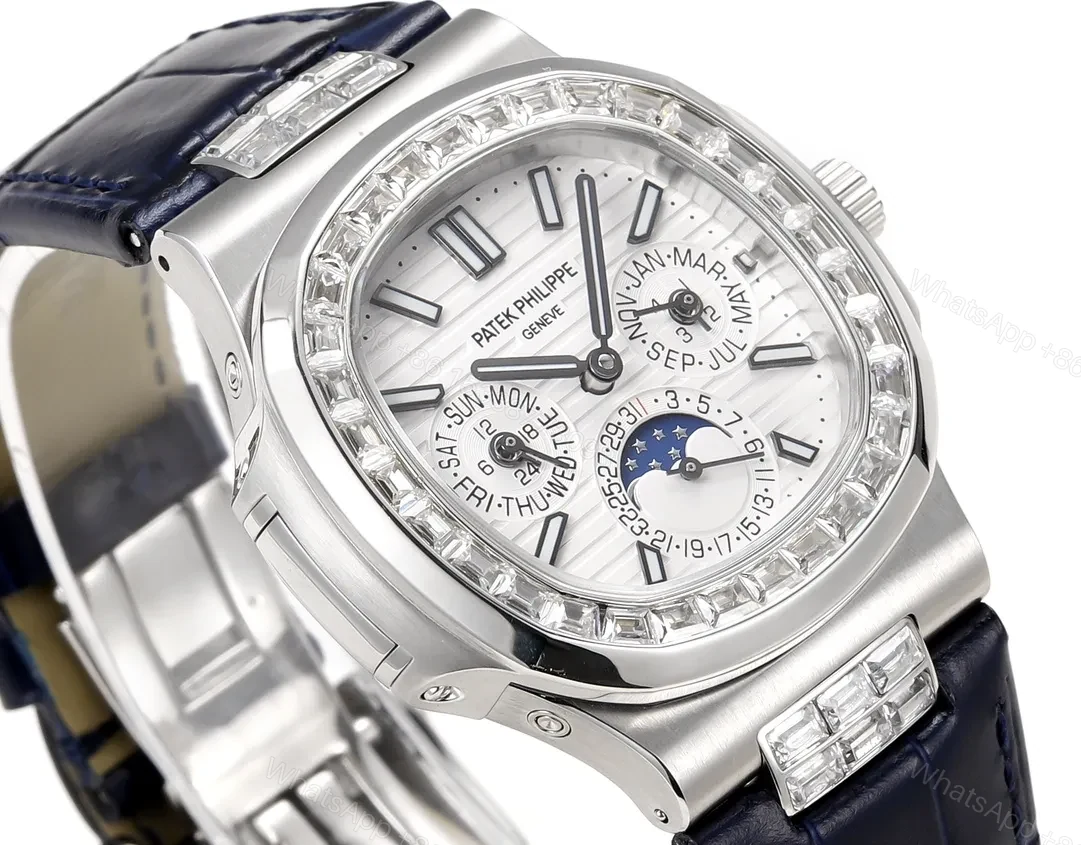 View 5 of Patek Philippe Blue Nautilus Watch