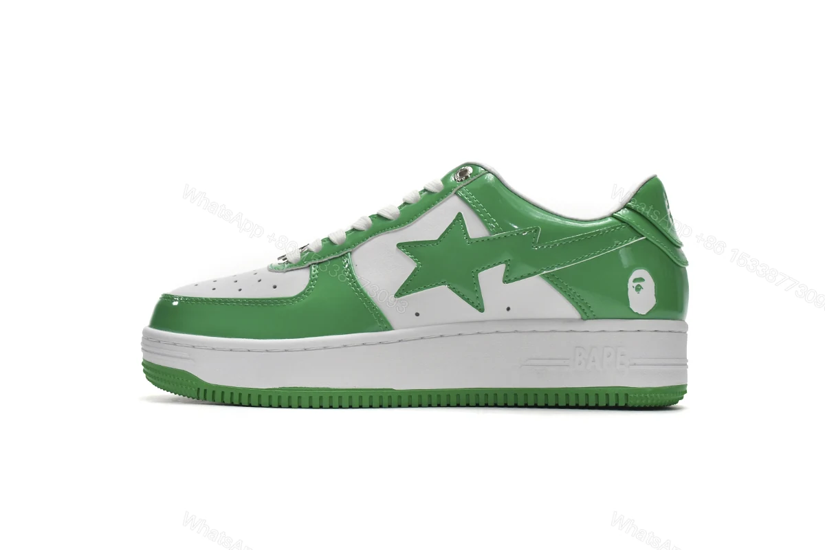 View 11 of Cheap Fake BapeSta White Green 1H70-191-001