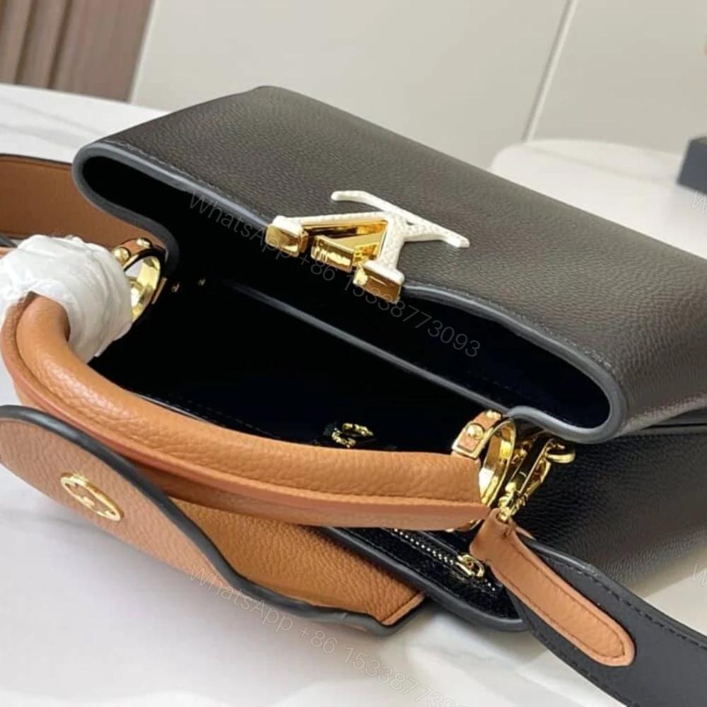 View 8 of Louis Vuitton Capucines BB Black Arizona 27Cm M59466