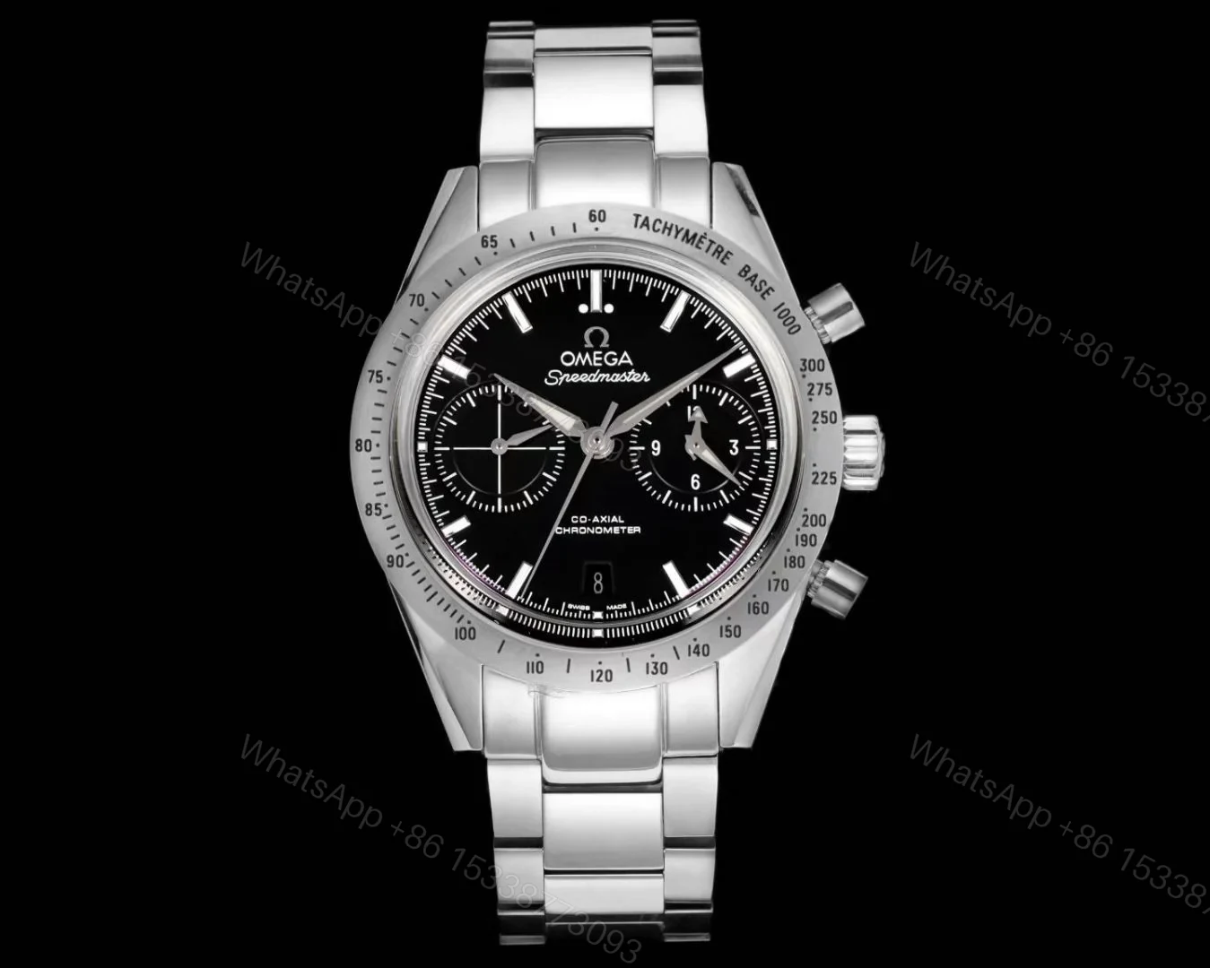 Omega Speedmaster 57 Co-Axial Stainless Steel Black Dial Bracelet 331.10.42.51.01.001 — view 1