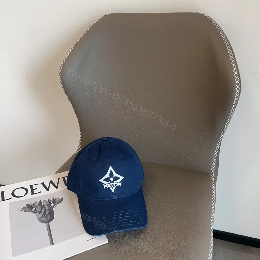 View 2 of Dark Navy Cotton Cap, Subtle Luxury, Everyday Confidence, Cap