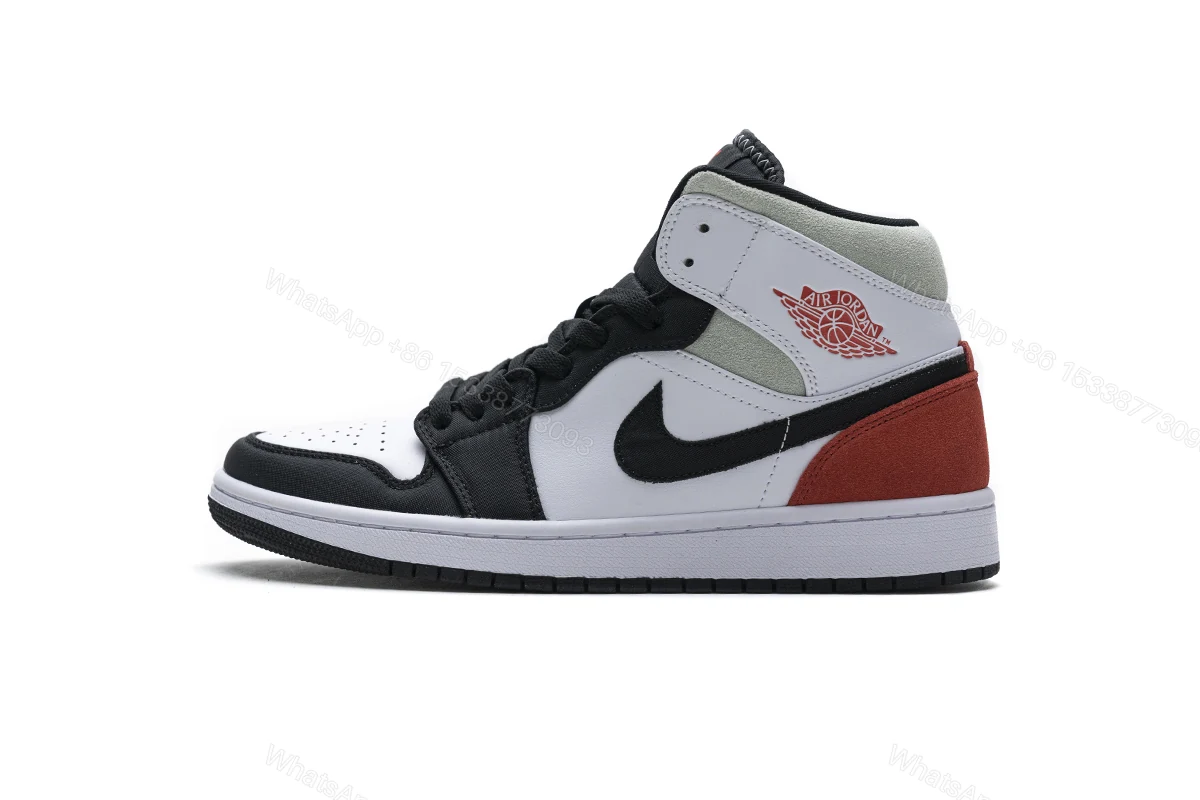 Air Jordan 1 Mid SE Union Black Toe 852542-100 — view 2