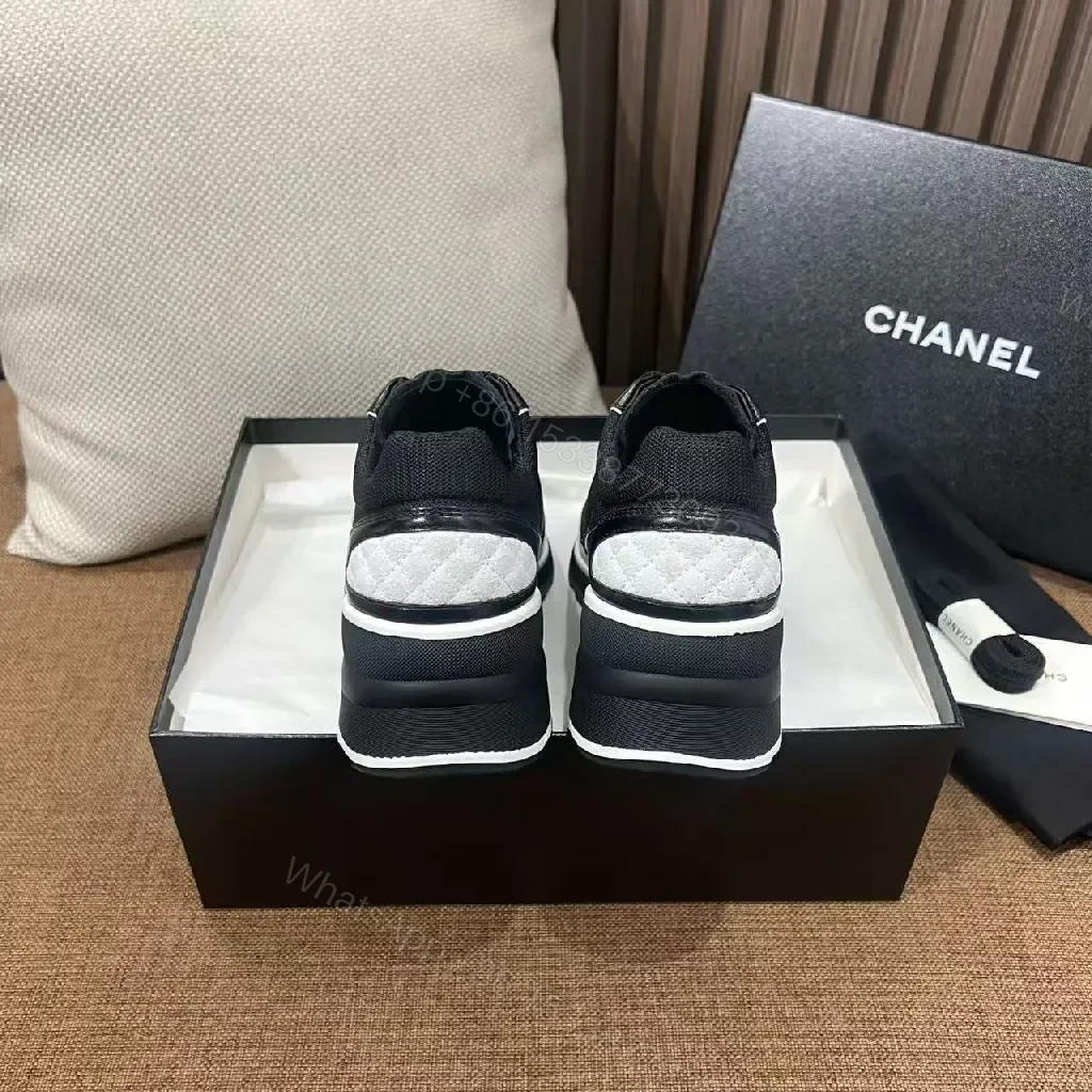 View 4 of Black Leather Low-Top Sneakers, Signature Detailing, Luxury Style