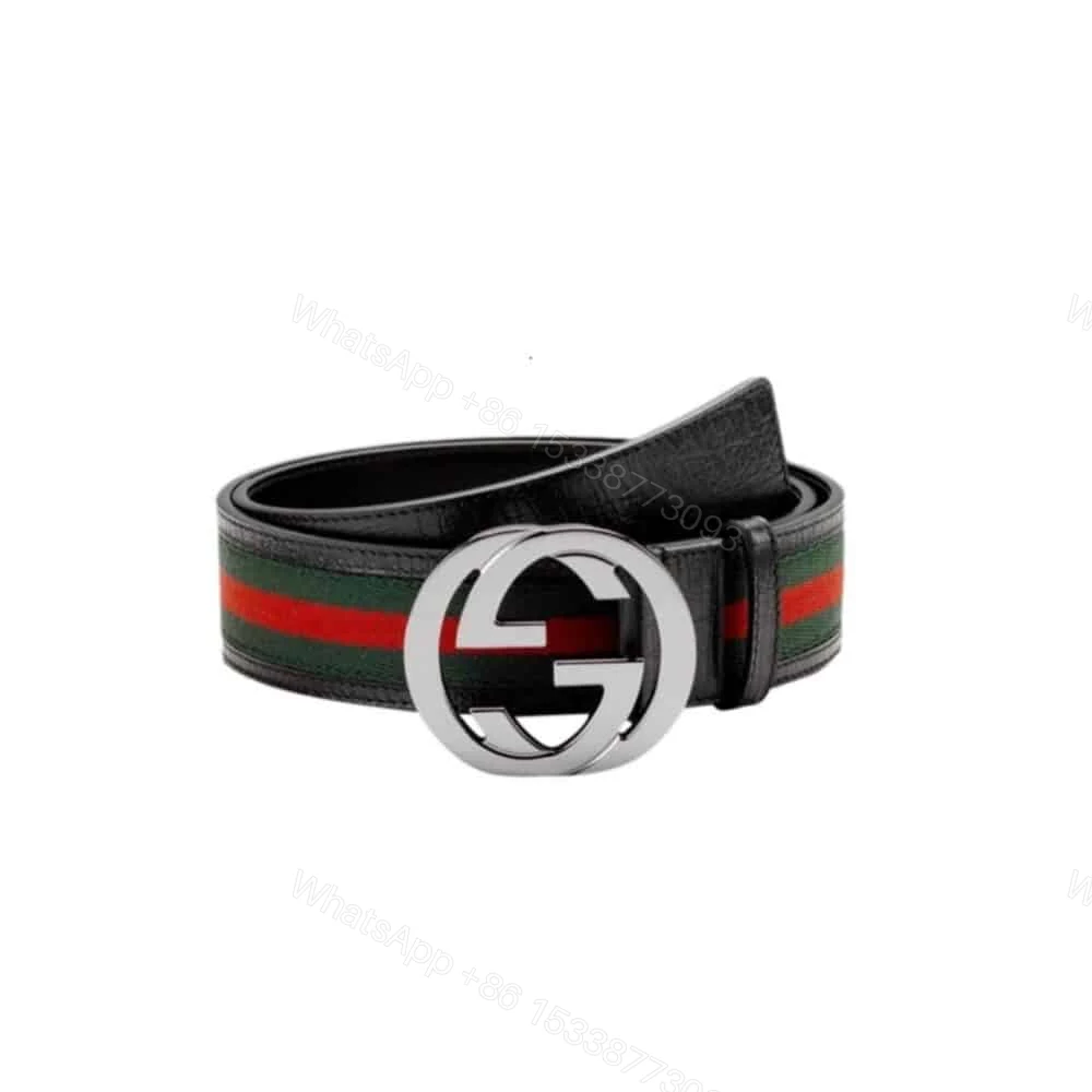 View 5 of GUCCI INTERLOCKING MEN BELT BLACK 411924 H917N 1060