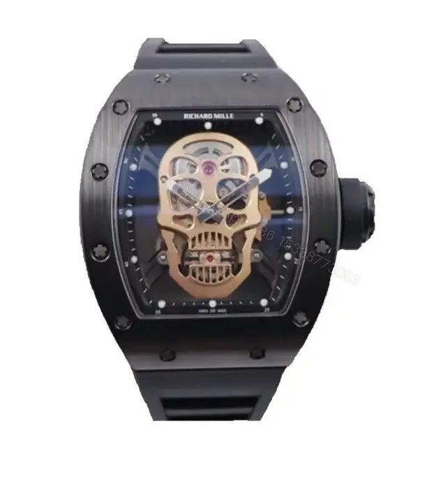 Richard Mille RM052 Replica Skull Black Ceramic — view 1