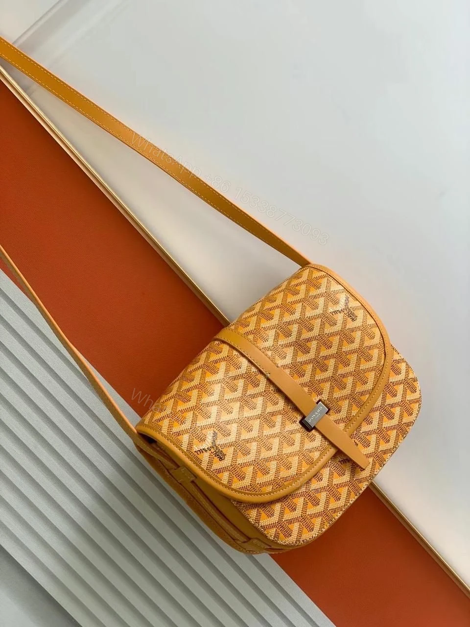 View 5 of Goyard Belvedere Shoulder Bag First Copy | 9x6 Inch Premium Replica Designer Bag