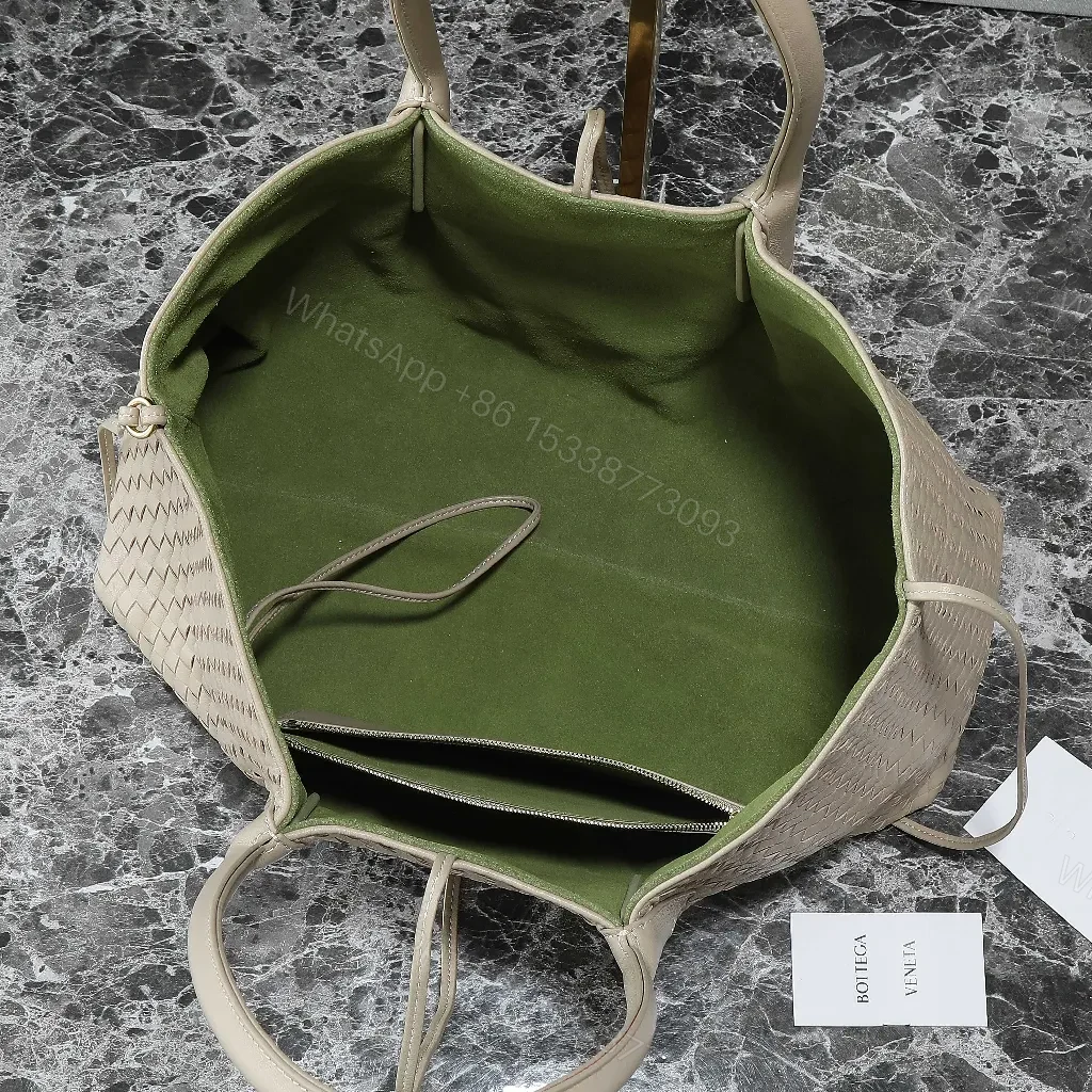 View 3 of Woven Tote: Subtle Luxury, All-Day Versatility Bag