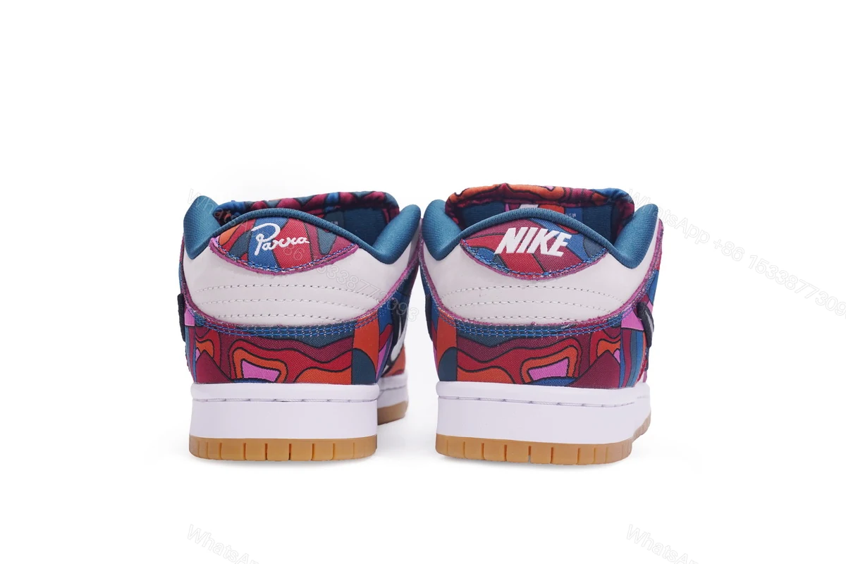 View 2 of Parra x Nike SB Dunk Low Pro QS Abstract Art DH7695-600