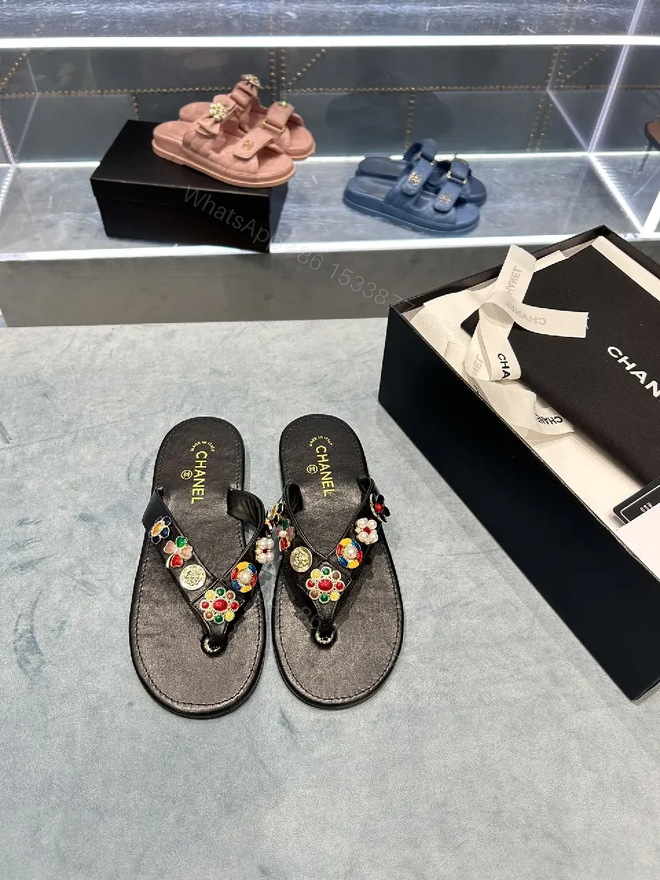 View 8 of Embellished Sandals: Luxe Casual Comfort Slides