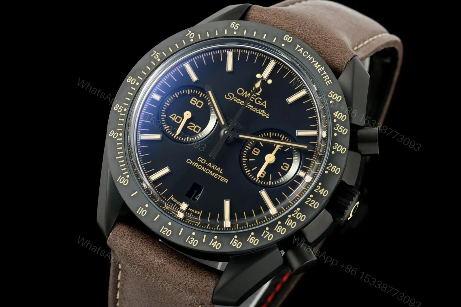 View 3 of Omega Speedmaster Moonwatch Co-Axial Dark Side of the Moon Vintage Black 311.92.44.51.01.006