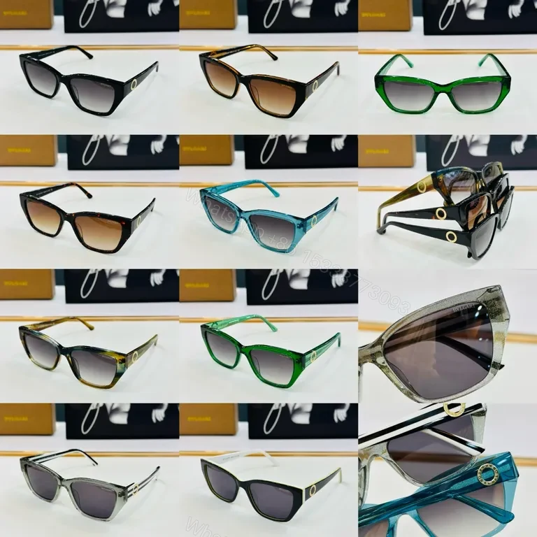 View 8 of Bold Modern Sunglasses: Textured Frame, BVLGARI Edge