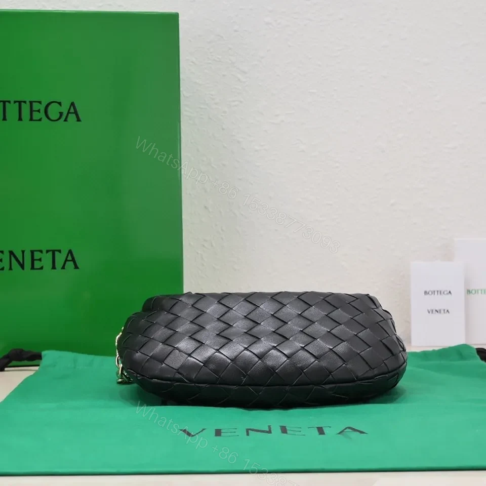 View 2 of Woven Texture Luxury Bag: Sculpted Compact Day-to-Night