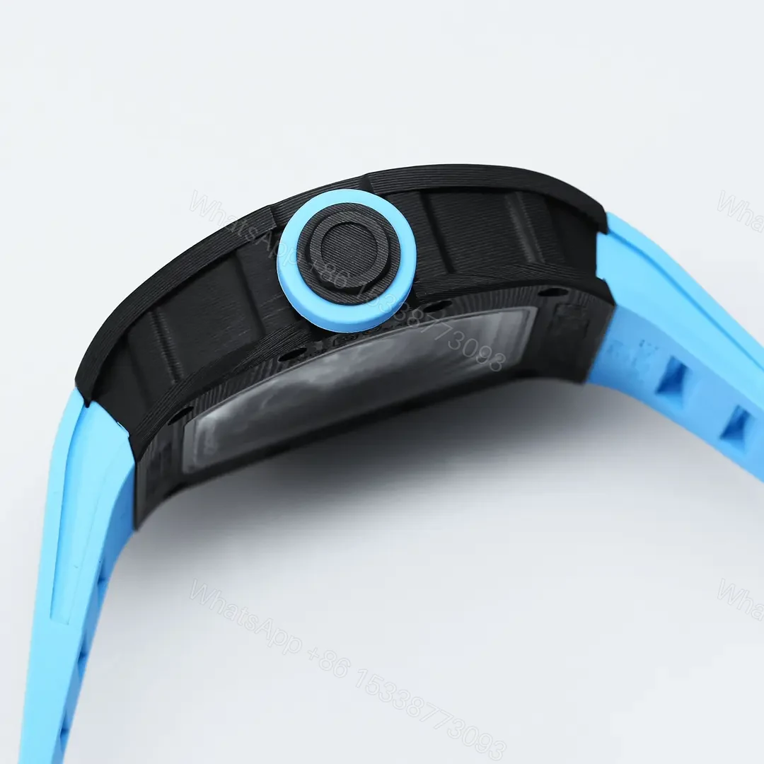 View 4 of EUR Factory Richard Mille RM055 Blue Carbon Fiber Watch