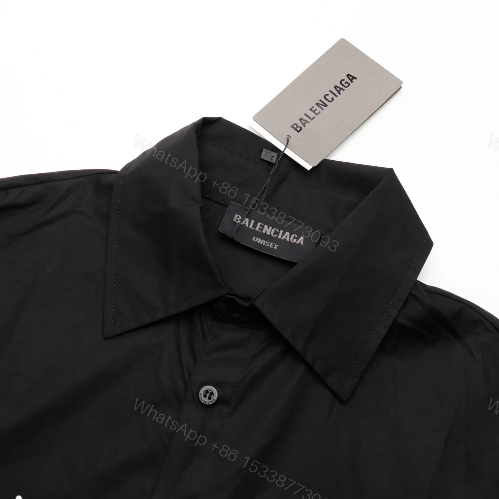 View 3 of 高仿Balenciaga*SS24NewYear系列773374長袖襯衫黑色