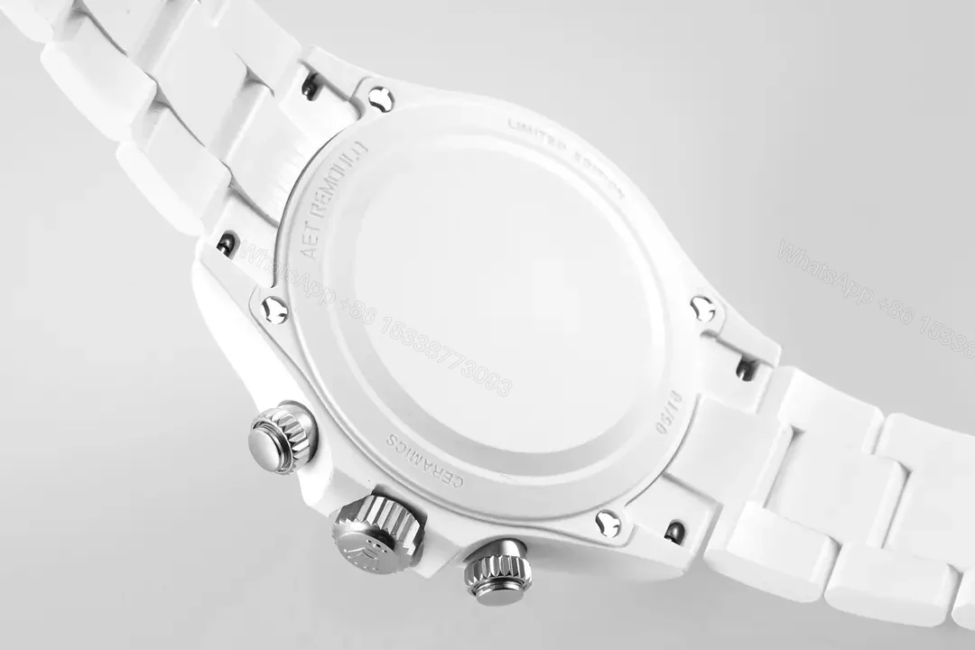 View 9 of Brilliant tiffany ceramic daytona replica 40MM White Ceramic Edition RG-ZF-DAYTONA-TIFFANY-CERAMIC