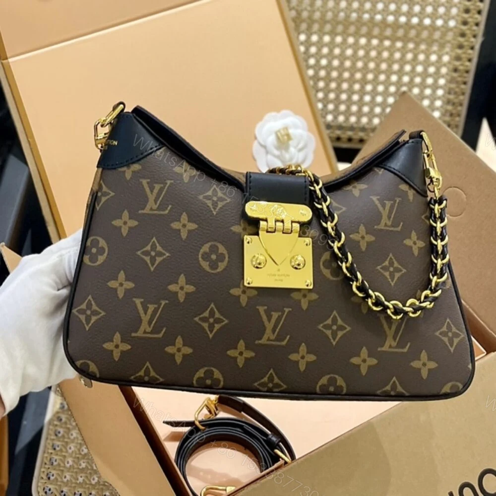View 3 of Louis Vuitton LV Twinny Monogram Canvas Brown 27Cm M46659