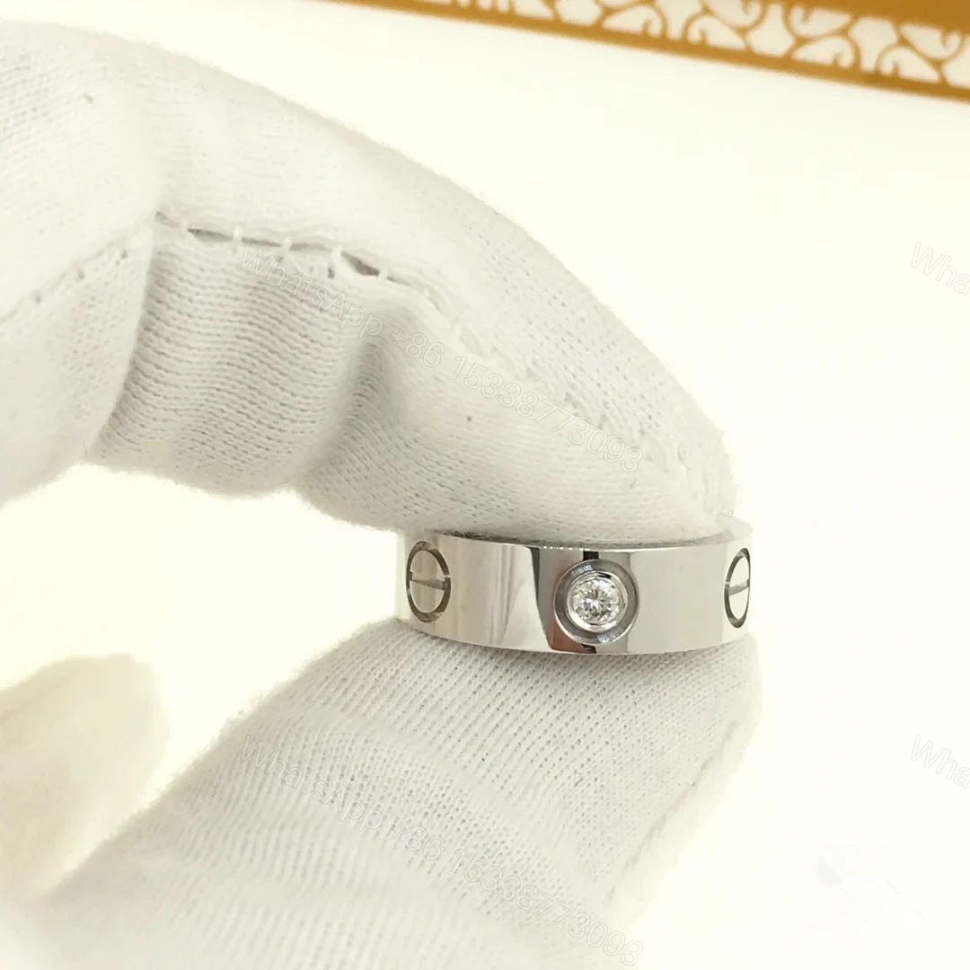 View 2 of Cartier Love Ring, 3 diamonds