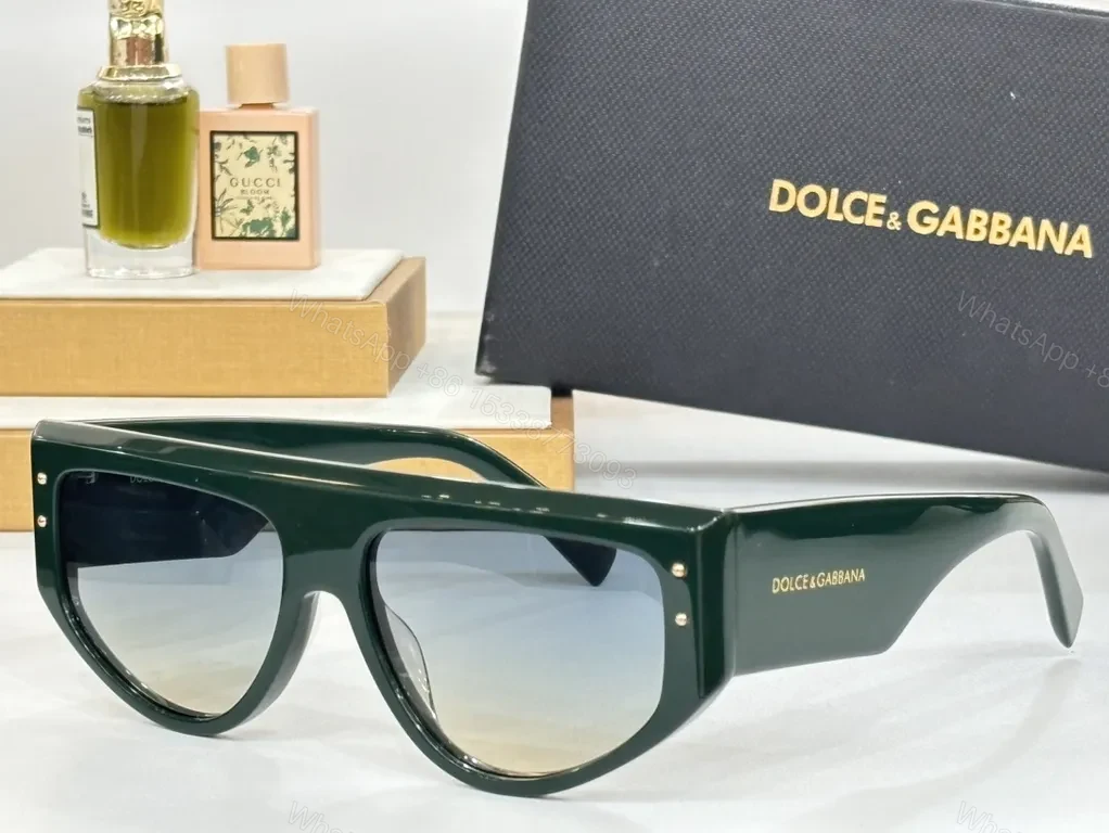 View 8 of Dolce & Gabbana Black Acetate Sunglasses â€“ Luxe Cat-Eye Glow