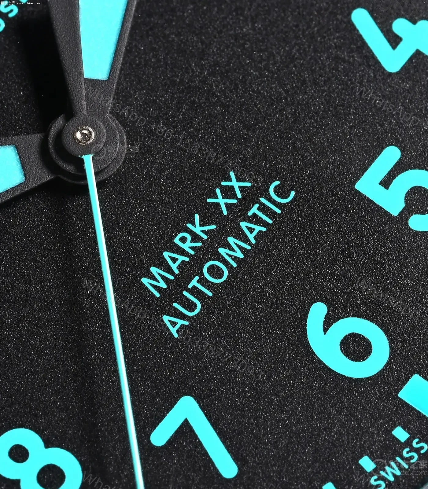 View 10 of IWC Petronas F1 Watch Black Dial Turquoise Rubber Strap Ultimate 40MM IW328210