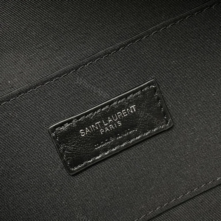 View 3 of Compact Leather Belt Bag â€” Subtle YSL Monogram, All-Day Luxury