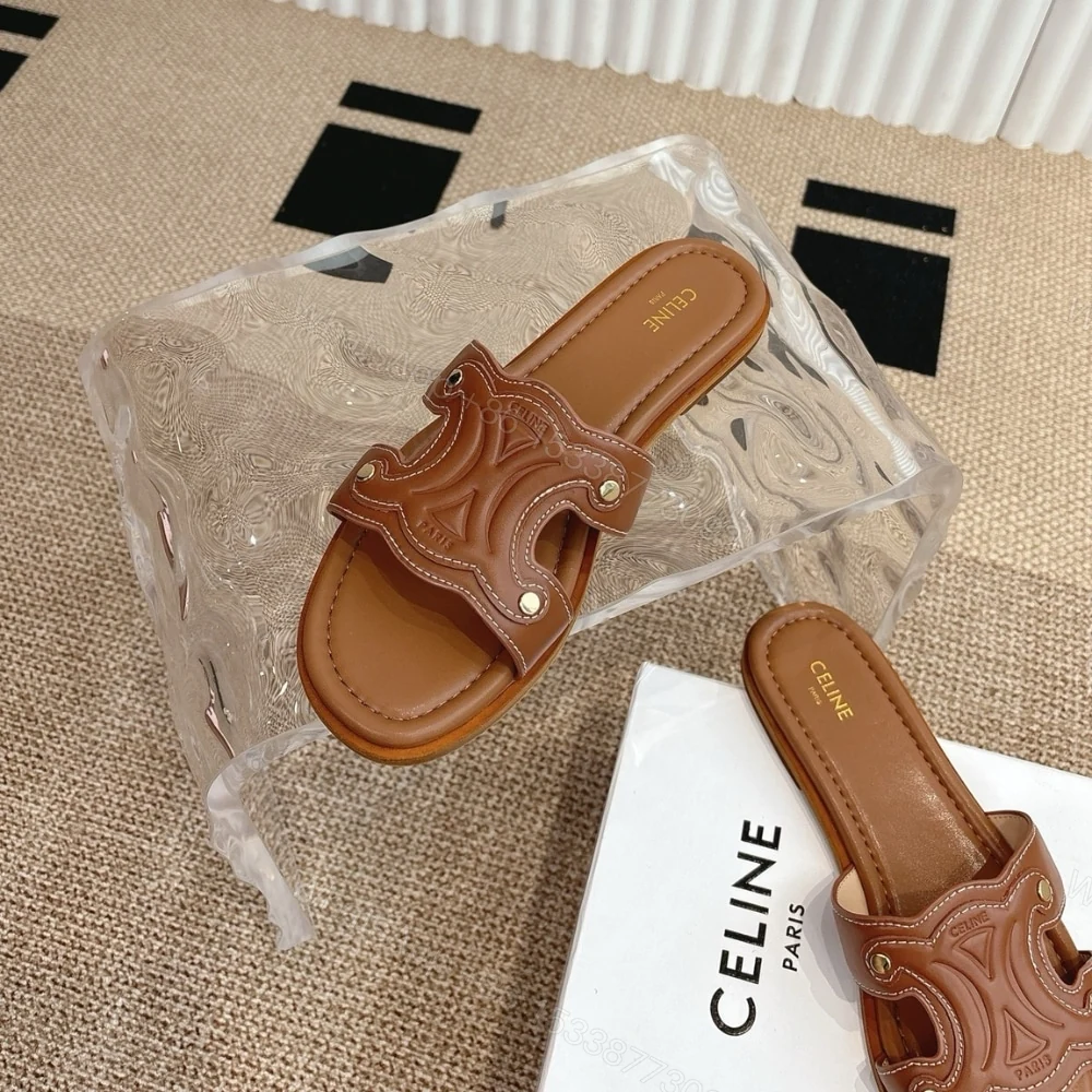 View 5 of CELINE MARINA MULE BROWN 364783767C 04LU