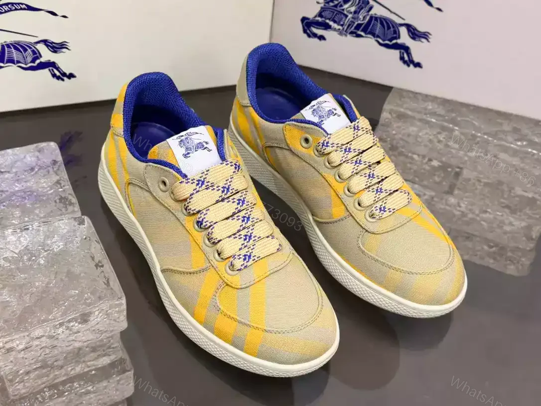 View 2 of BURBERRY TERRACE CHECK SNEAKERS – BBR104