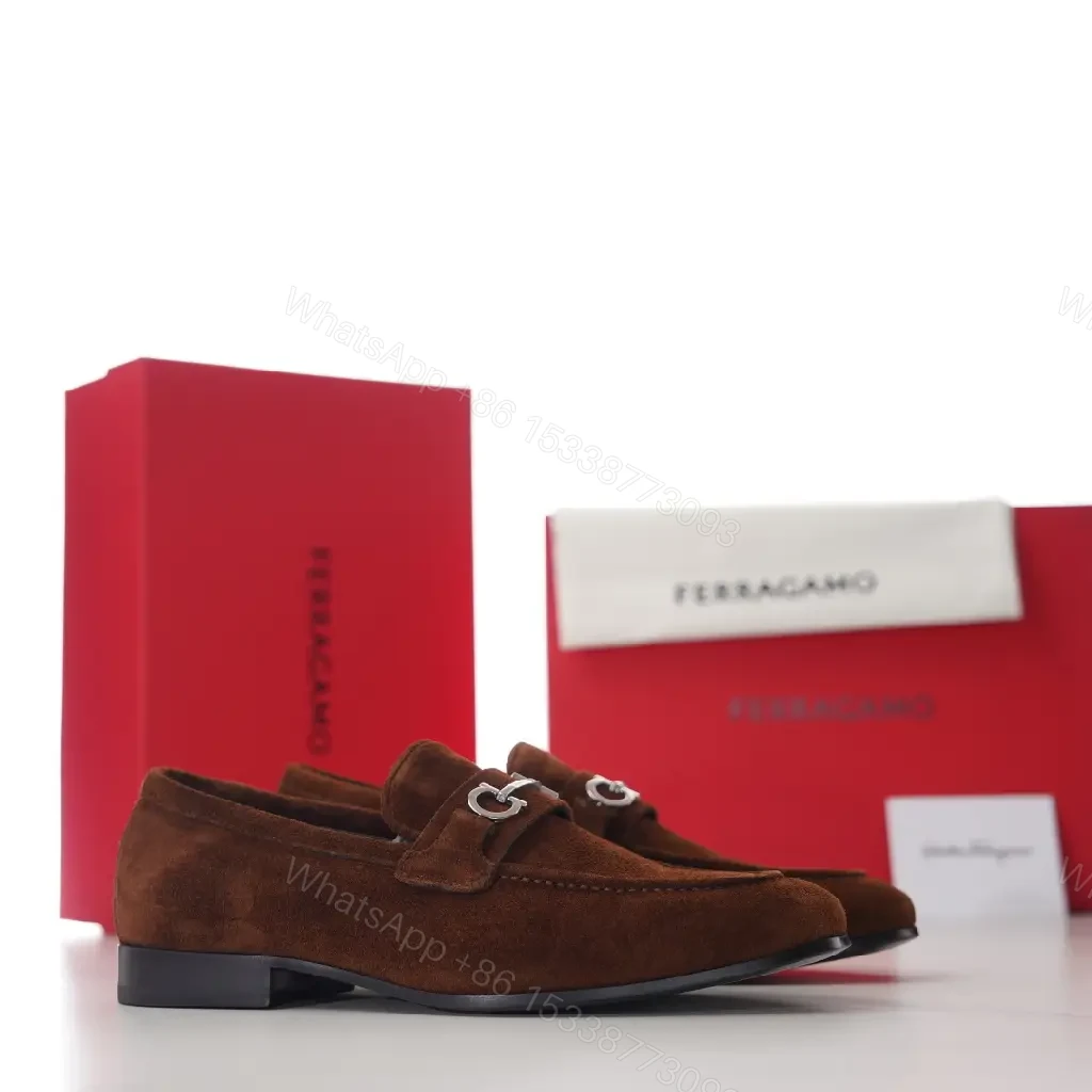 View 4 of Chocolate Suede Loafers + Horsebit + Sleek Modern + All-Day Comfort + Loafers