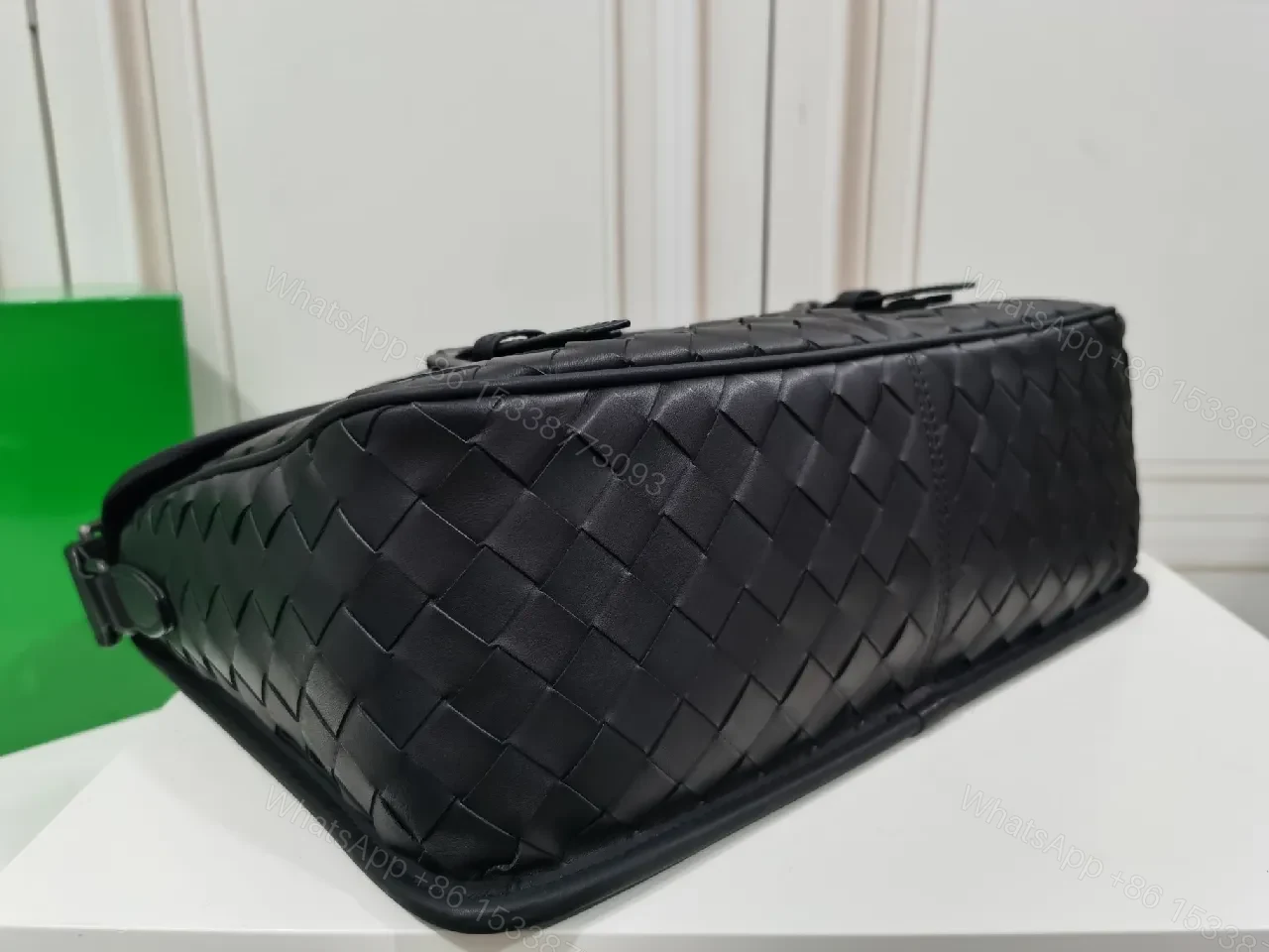 View 6 of Refined Weave Messenger Bag: Modern Texture, Everyday Versatility