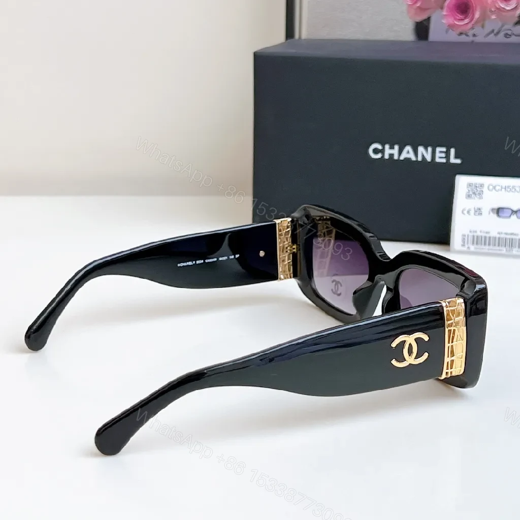 View 3 of Bold Luxury Sunglasses with Gold Accents, Oversized Frames
