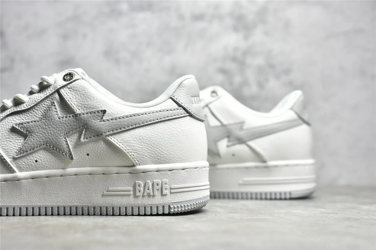 View 3 of Bapesta Gray White Reps